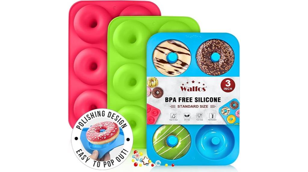 silicone donut mold set