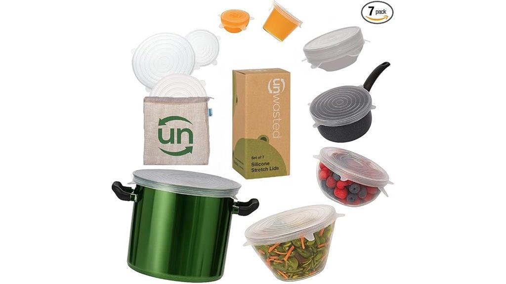 silicone food storage lids