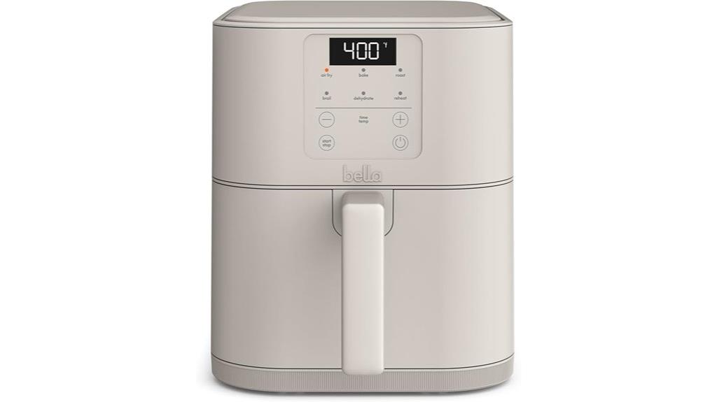 six quart adjustable air fryer