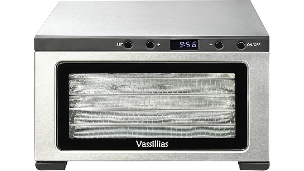 small stainless steel dehydrator