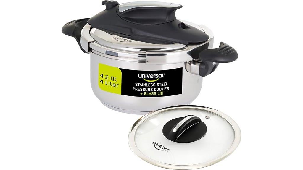small stainless steel pressure cooker