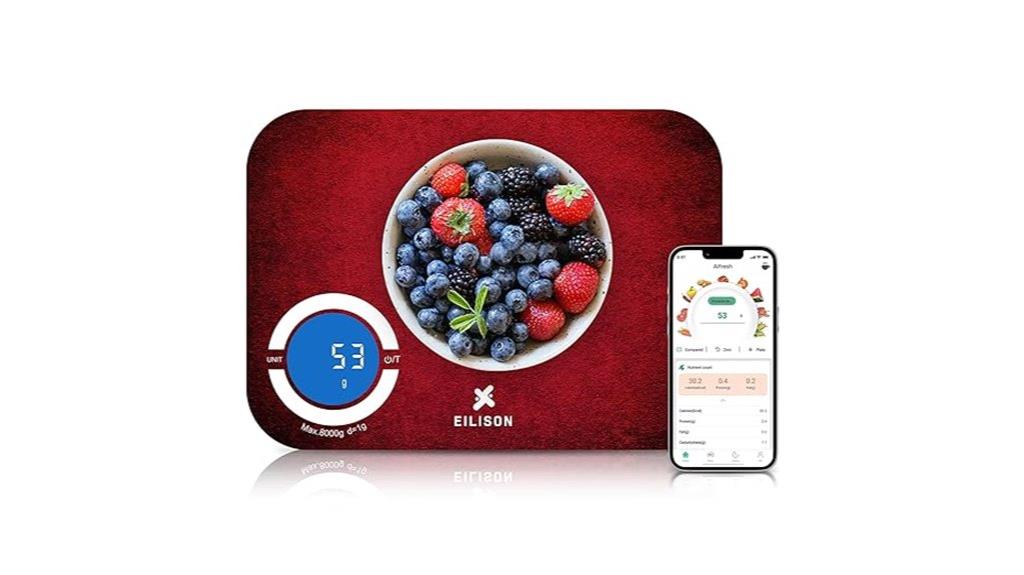 smart bluetooth kitchen scale