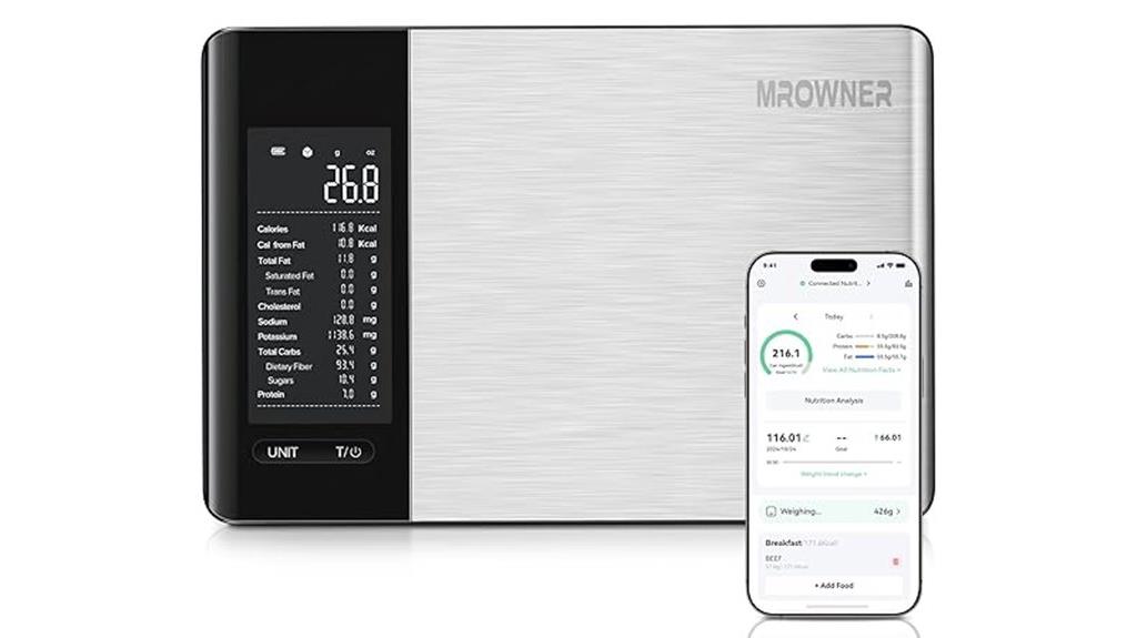 smart food nutritional scale