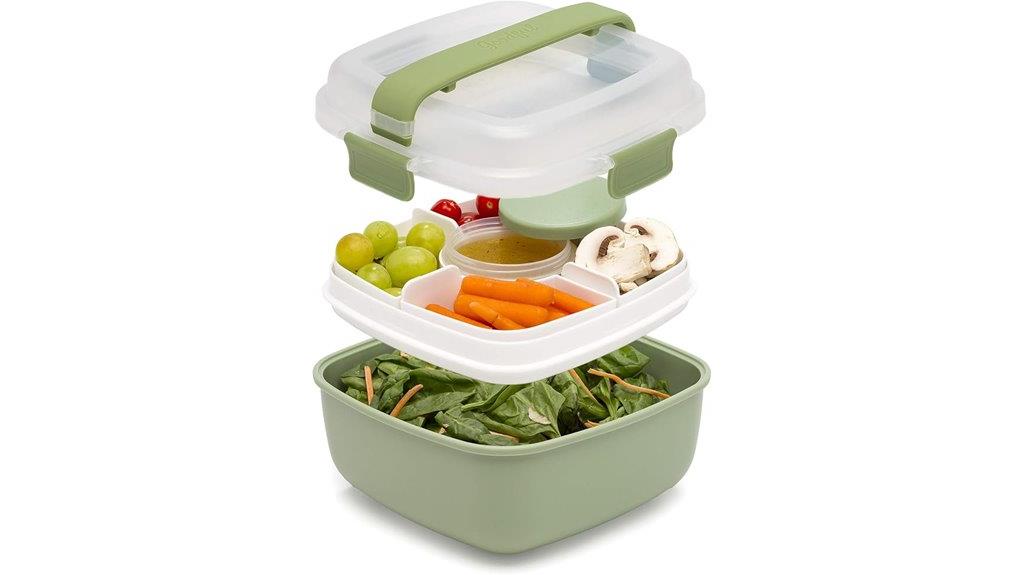 stackable lunch box compartments
