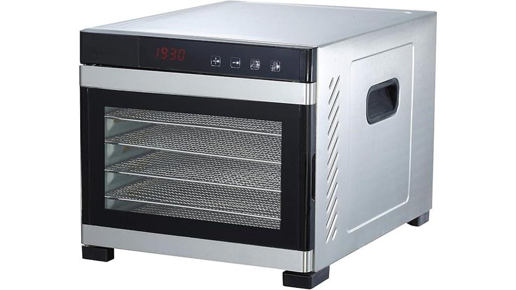 stainless glass digital dehydrator
