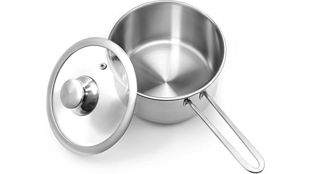 stainless steel 2 quart pan