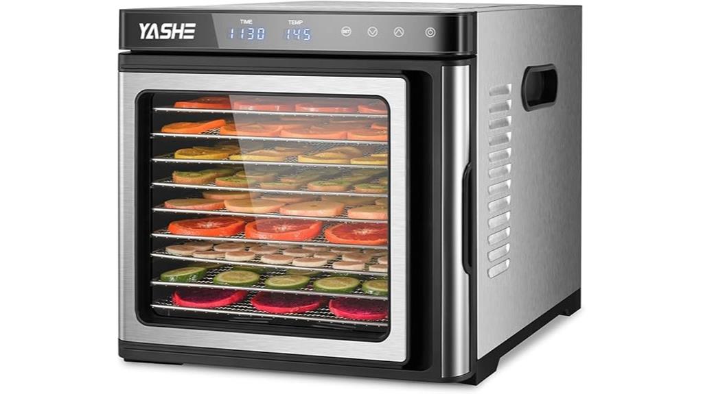 stainless steel 9 tray dehydrator