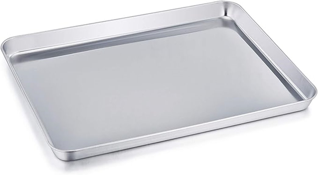 stainless steel baking sheet