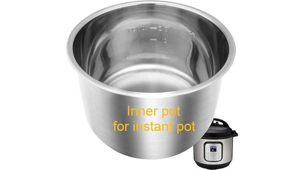 stainless steel inner pot