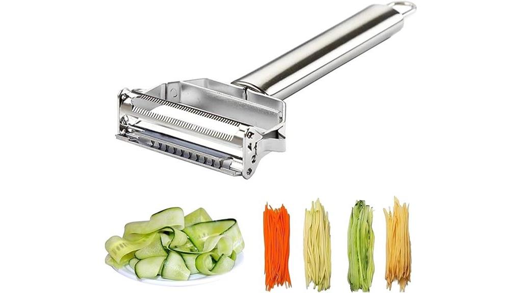 stainless steel julienne peeler