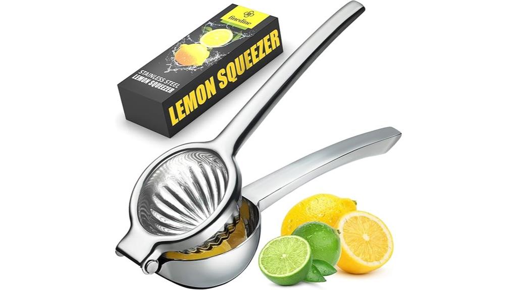 stainless steel lemon squeezer