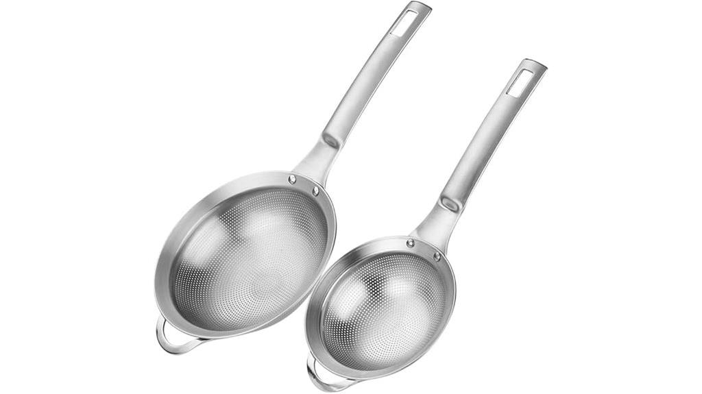 stainless steel mesh colanders