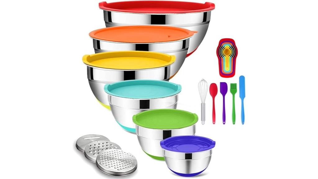 stainless steel mixing bowls