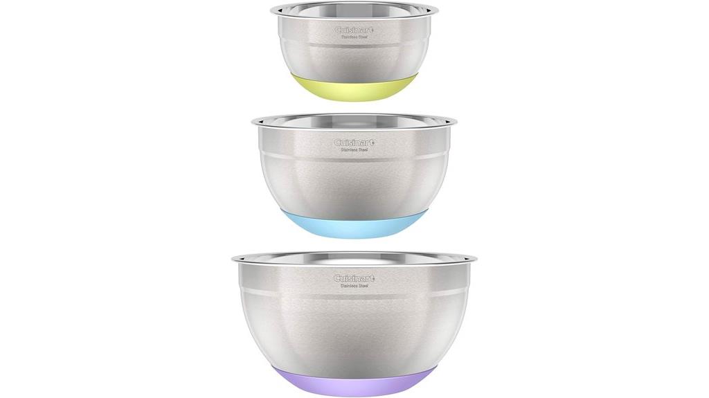stainless steel mixing bowls