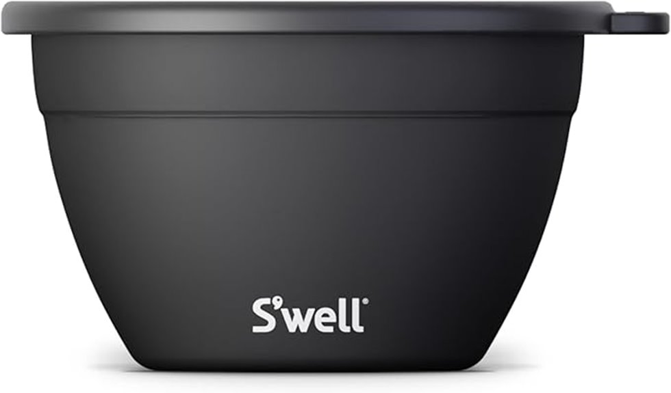stainless steel salad bowl
