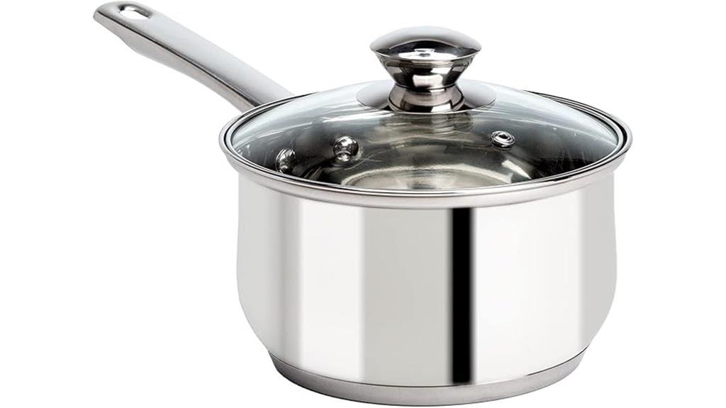 stainless steel sauce pan
