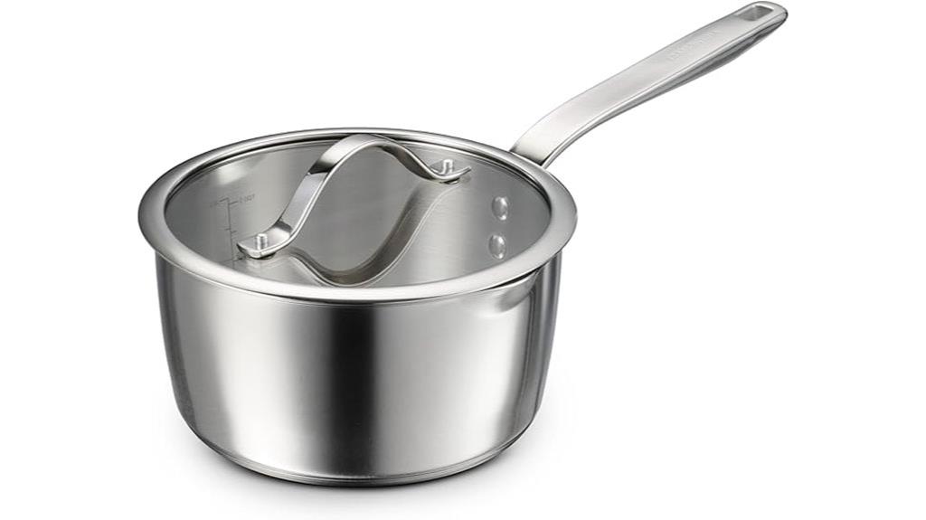 stainless steel sauce pan