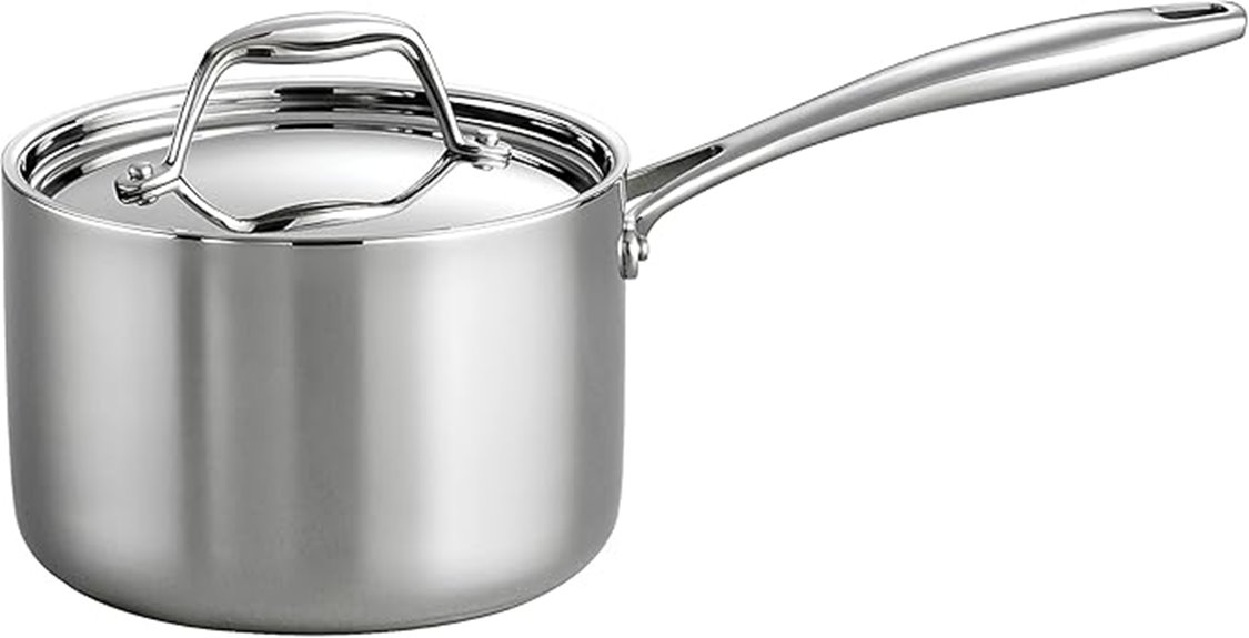 stainless steel sauce pan