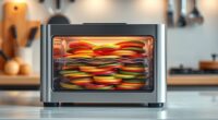 stylish glass door dehydrators