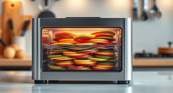 stylish glass door dehydrators