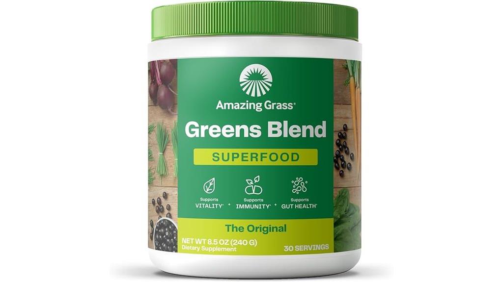 superfood greens powder pack