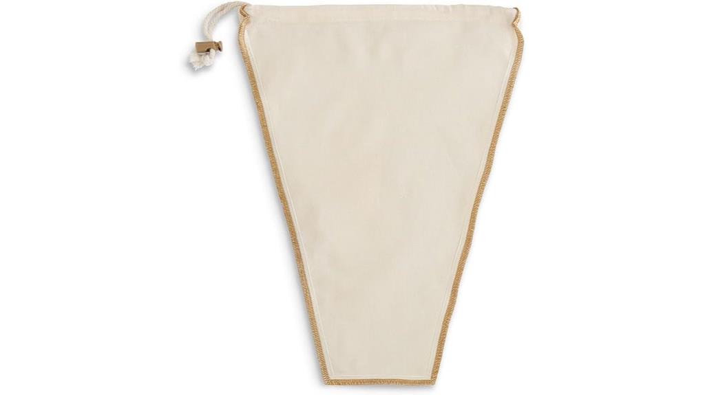 tapered oat milk bag