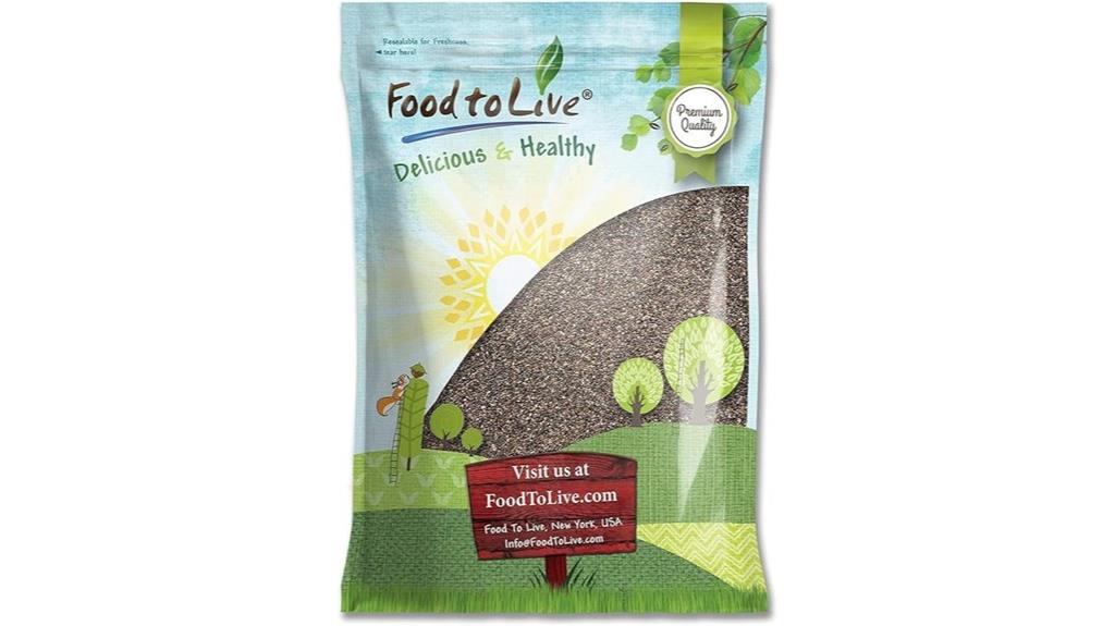 ten pound black chia seeds