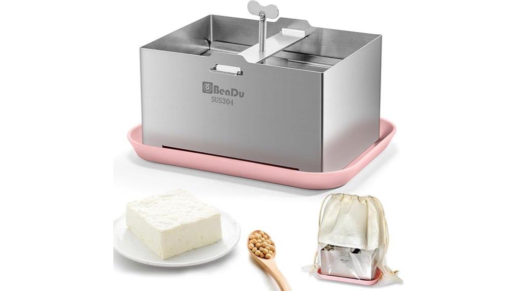 tofu press with towel