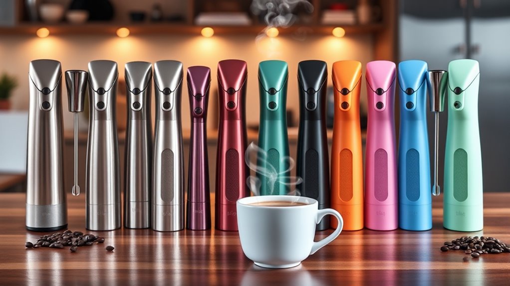 top battery milk frothers