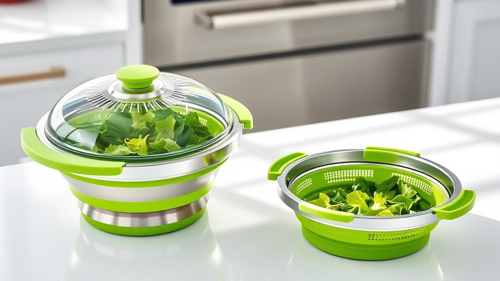 top collapsible salad spinner list
