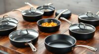 top durable anodized saut pans