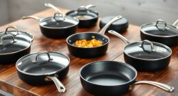 top durable anodized saut pans