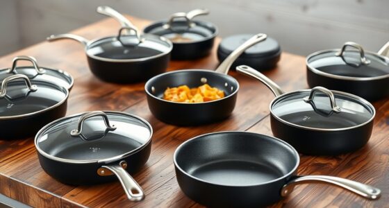 top durable anodized saut pans