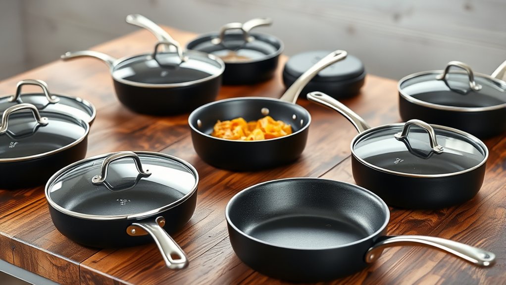 top durable anodized saut pans