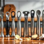 top easy clean garlic presses