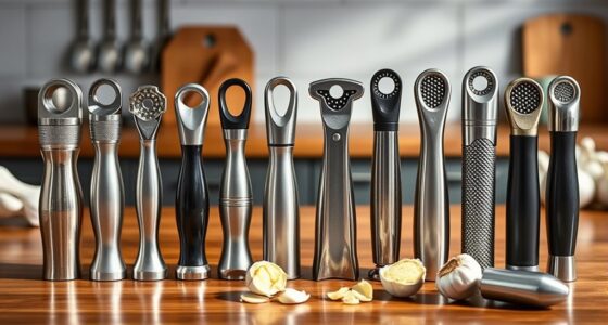 top easy clean garlic presses
