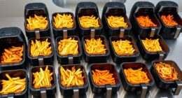 top glass basket air fryers