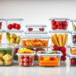 top glass storage sets