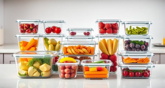top glass storage sets