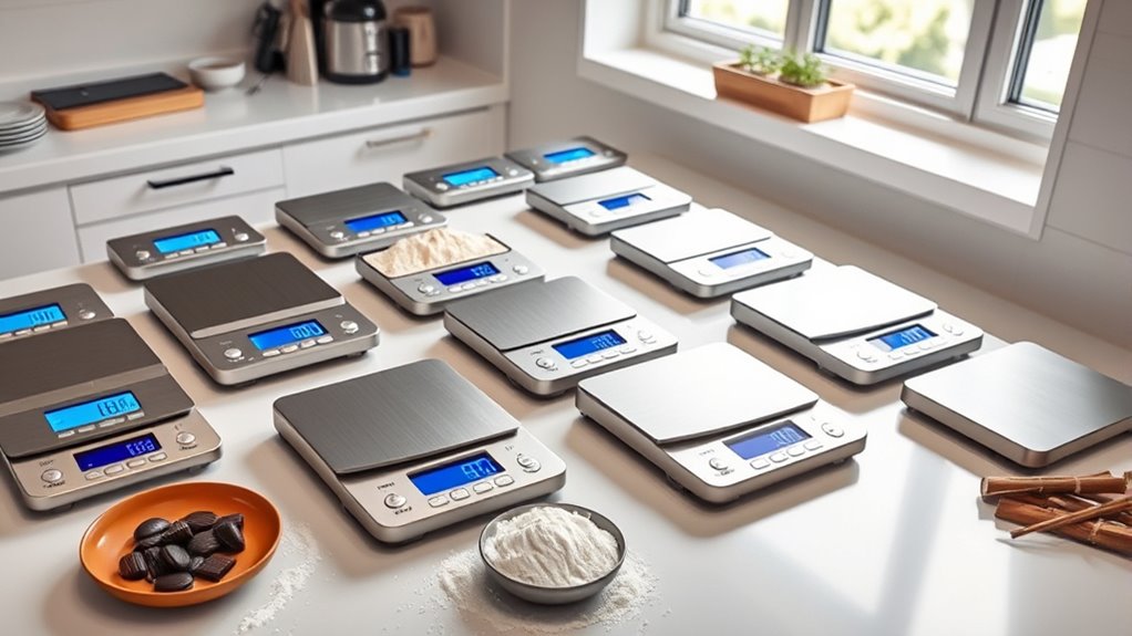 top high capacity baking scales