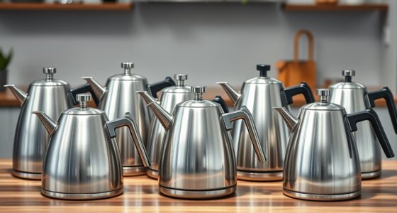 top non plastic steel kettles