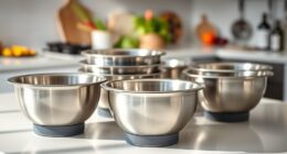 top non slip stainless steel bowls