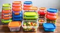 top space saving food containers