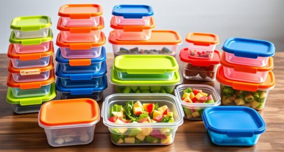 top space saving food containers