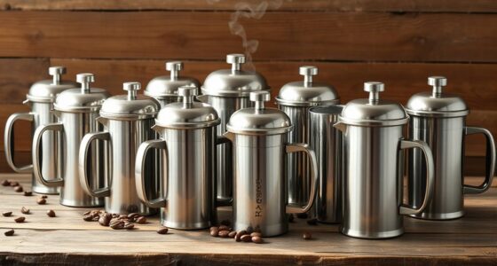top stainless steel french presses