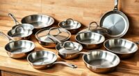 top stainless steel skillet sets