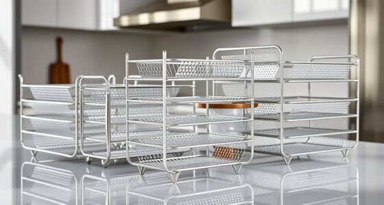 top stainless steel steam racks