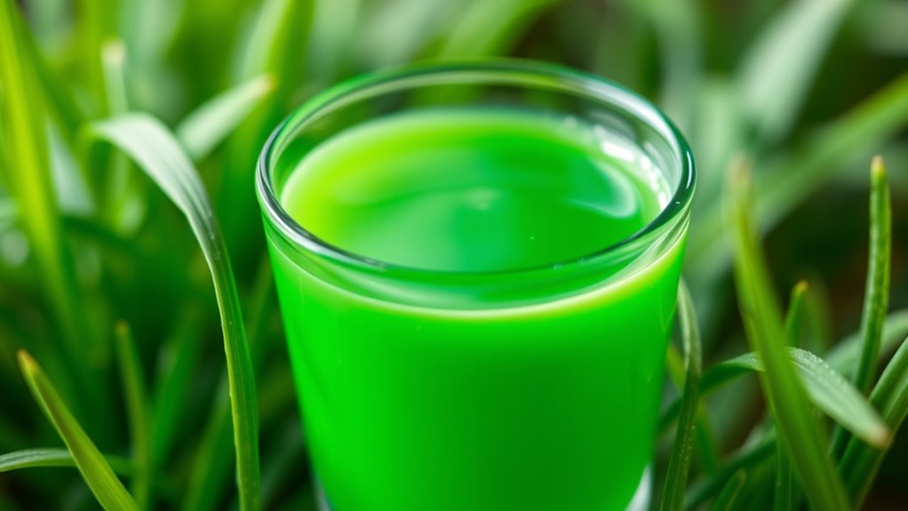top wheatgrass juice shots