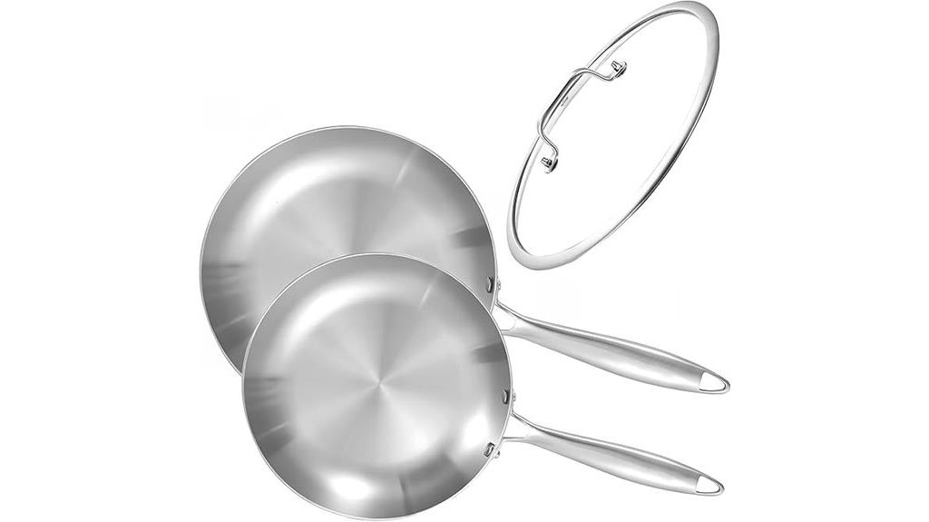 tri ply stainless steel cookware