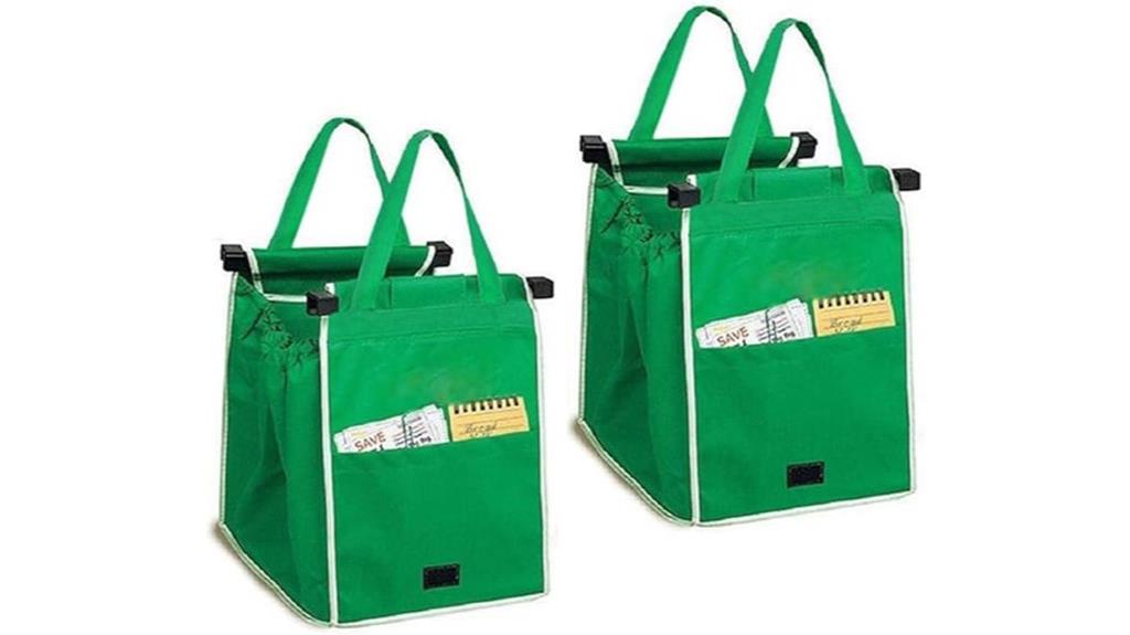 two reusable trolley bags